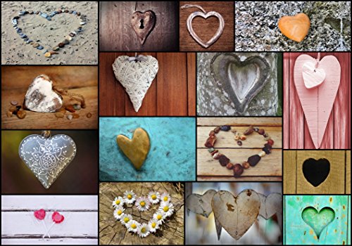 Puzzle 1000 Teile - Collage - Love von Grafika