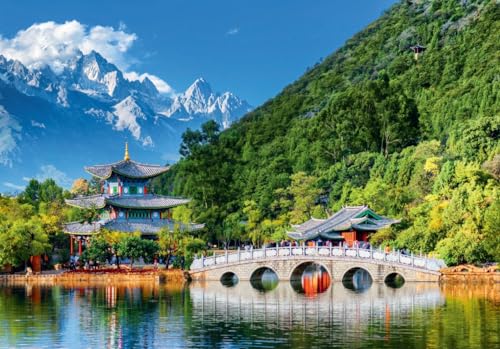 Puzzle 1000 Teile - Jade Dragon Snow Mountain Puzzle 1000 Teile - Jade Dragon Snow Mountain von Grafika