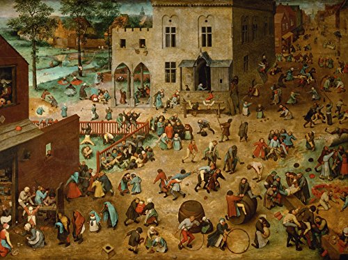 Puzzle 2000 Teile - Brueghel Pieter: Die Kinderspiele, 1560" von Grafika