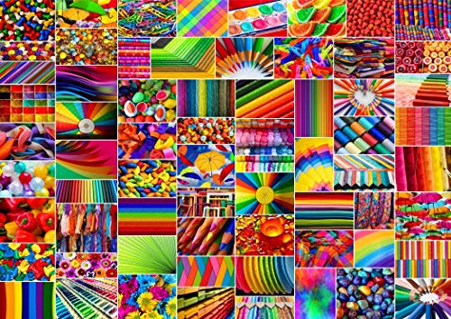 Puzzle 2000 Teile - Collage - Farben von Grafika