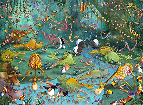 Puzzle 2000 Teile – Francois Ruyer – Der Dschungel von Grafika
