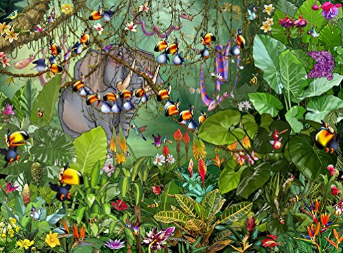 Puzzle 2000 Teile - François Ruyer - Jungle von Grafika