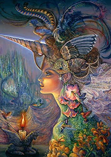 Puzzle 2000 Teile - Josephine Wall - My Lady Unicorn von Grafika