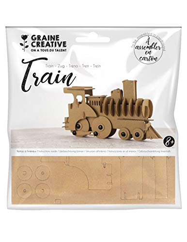 Graine Créative Modell, Zug, Karton, 190 x 110 x 40 mm von Graine Créative