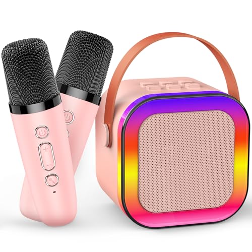 Gralal Karaoke Mikrofon für Kinder - Geschenk für Mädchen 3-12 Jahre, Mini Bluetooth Mikrofon, Karaoke Maschine Spielzeug von Gralal