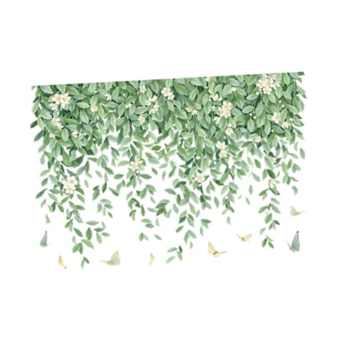 Gralara 2pcs grüne Blätter Wandaufkleber Pflanzen Wandbilder dekorative Tapete für Wohnzimmer Gralara 2pcs grüne Blätter Wandaufkleber Pflanzen Wandbilder dekorative Tapete für Wohnzimmer von Gralara