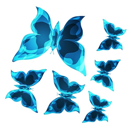 Gralara 6X Leuchtende Schmetterling Aufkleber Glow in The Dark Aufkleber Dekoration für Scrapbooking, 10 cm X 10 cm Gralara 6X Leuchtende Schmetterling Aufkleber Glow in The Dark Aufkleber Dekoration für Scrapbooking, 10 cm X 10 cm von Gralara