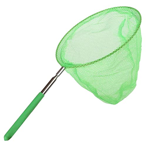 Gralara Ausziehbares Kinder Fernrohr Schmetterlingsnetz, Spielzeug, Insekten, Insekten, Netz, Grün, 20cm von Gralara