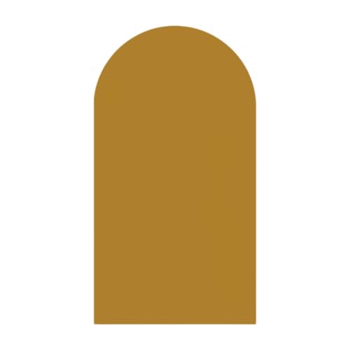 Gralara Bogen Wandaufkleber PVC Dekor für Wände Boho Design, Khaki von Gralara