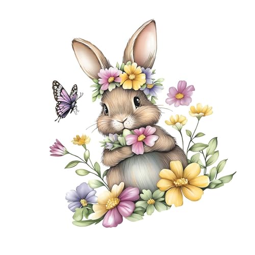 Gralara Easter Kaninchen Wandtaste Fenster Aufkleber wasserdichte Kühlschrank Aufkleber 26x29cm für Badezimmer Gralara Easter Kaninchen Wandtaste Fenster Aufkleber wasserdichte Kühlschrank Aufkleber 26x29cm für Badezimmer von Gralara