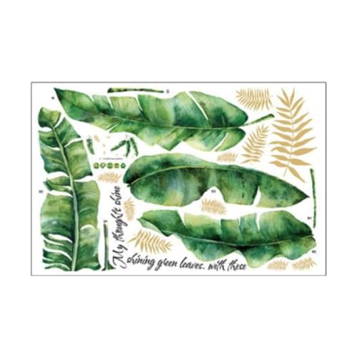 Gralara Grüne Blatt Aufkleber, Aufkleber, Kunst Aufkleber, Toilette, Büro, Gralara Grüne Blatt Aufkleber, Aufkleber, Kunst Aufkleber, Toilette, Büro, von Gralara