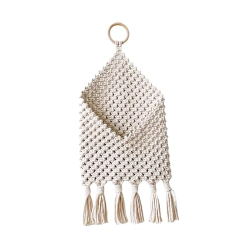 Gralara Handgewebte Wandteppich-Aufbewahrungsnetztasche, Wanddekoration, Aufbewahrungsorganisator, Wanddekoration für Schlafzimmer Gralara Handgewebte Wandteppich-Aufbewahrungsnetztasche, Wanddekoration, Aufbewahrungsorganisator, Wanddekoration für Schlafzimmer von Gralara