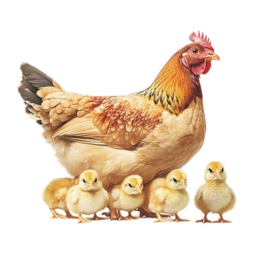 Gralara Huhn Aufkleber Hähne Hennen Hintergrund Dekoration für Toilette von Gralara