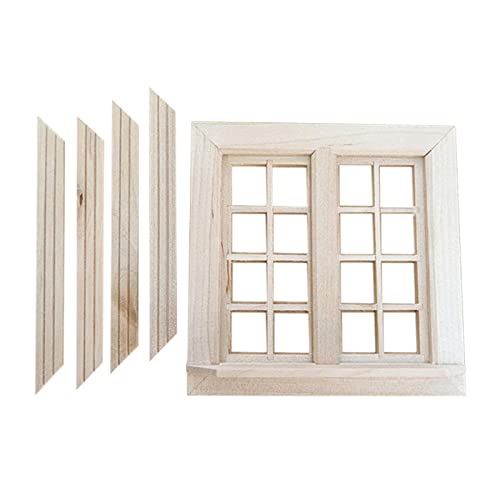 Gralara Maßstab 1:12 Puppenhaus Fenster Dekoration für Kinderzimmer von Gralara