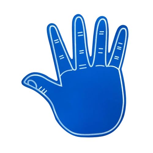 Gralara Riesenschaumfinger, Riesenschaumhandhandschuhe, Cheerleaderhandscheuchterhandschuhe für Partybevorzugungen, Blau Gralara Riesenschaumfinger, Riesenschaumhandhandschuhe, Cheerleaderhandscheuchterhandschuhe für Partybevorzugungen, Blau von Gralara