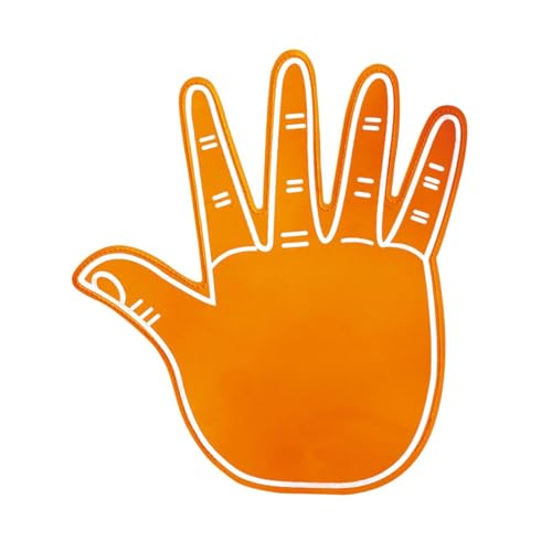 Gralara Riesenschaumfinger, Riesenschaumhandhandschuhe, Cheerleaderhandscheuchterhandschuhe für Partybevorzugungen, Orange Gralara Riesenschaumfinger, Riesenschaumhandhandschuhe, Cheerleaderhandscheuchterhandschuhe für Partybevorzugungen, Orange von Gralara