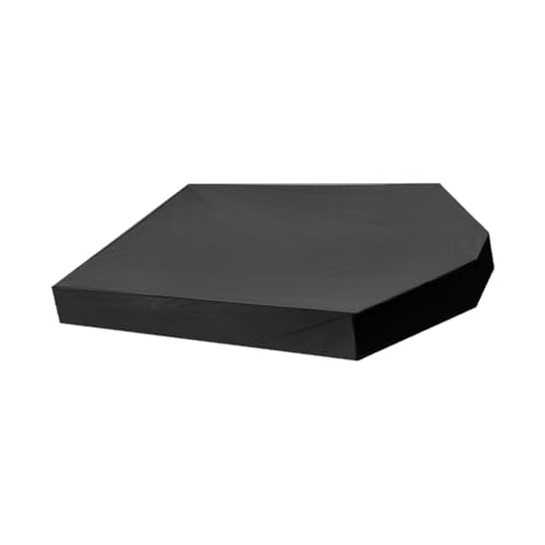 Gralara Sandkastenabdeckung, Sandkastenabdeckung für Kinder, Sandkastenbeckenabdeckung, Gartendach für Park, Hofhauslandschaft, Outdoor Aktivitäten, Schwarz von Gralara