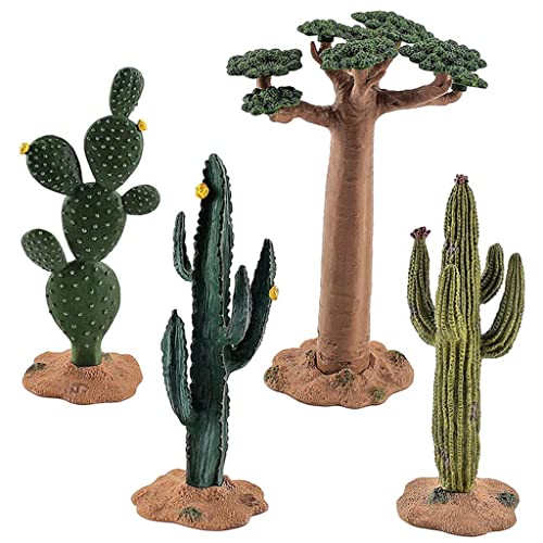 Gralara Set mit 4 Baobab Modellfiguren für Kinder - Deko für Schreibtisch und DIY Landschaft Gralara Set mit 4 Baobab Modellfiguren für Kinder - Deko für Schreibtisch und DIY Landschaft von Gralara