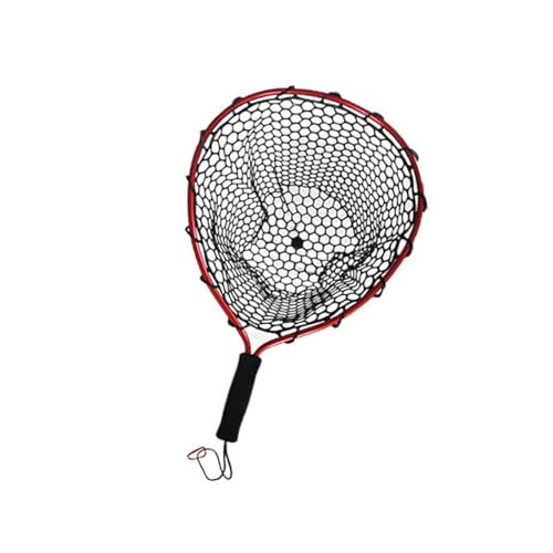 Gralara Tragbares Fischernetz für Outdoor-Aktivitäten, geeignet für Flüsse und Seen, Rot Gralara Tragbares Fischernetz für Outdoor-Aktivitäten, geeignet für Flüsse und Seen, Rot von Gralara