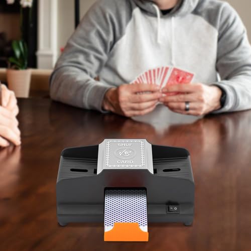 GramStudio Automatischer Kartenmischer,Tragbar Mischmaschine Shuffler Maschine für Poker, Texas Hold'em, UNO und Blackjack, Hand und Fuß, Bridge GramStudio Automatischer Kartenmischer,Tragbar Mischmaschine Shuffler Maschine für Poker, Texas Hold'em, UNO und Blackjack, Hand und Fuß, Bridge von GramStudio
