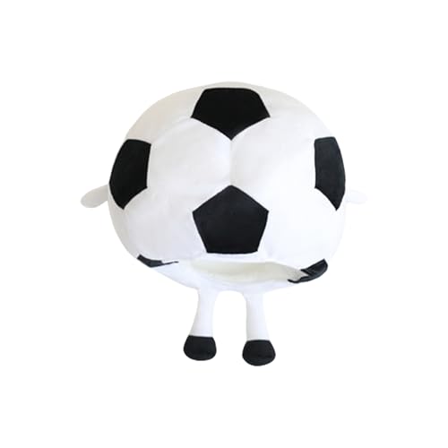 3D Fußballhut Plüsch Fußball Kopfbedeckung Für Cosplay Und Lustige Partyzubehör Sport Meet Dressing Headwear 3D Fußballhut Plüsch Fußball Kopfbedeckung Für Cosplay Und Lustige Partyzubehör Sport Meet Dressing Headwear von Gramigg