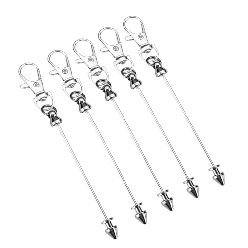 5-teiliges multifunktionales Perlenschlüssel-Set, Metallstruktur, modische Tasche und Schlüsseldekoration, Perlen-Schlüsselanhänger für Party 5-teiliges multifunktionales Perlenschlüssel-Set, Metallstruktur, modische Tasche und Schlüsseldekoration, Perlen-Schlüsselanhänger für Party von Gramigg