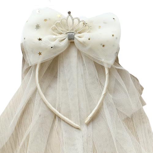 Bequemes Stirnband mit Schleife und Netzstoff, für Geburtstagsparty, Kopfschmuck für Kinder im Alter von 1–8 Jahren zum Verkleiden von Veranstaltungen Bequemes Stirnband mit Schleife und Netzstoff, für Geburtstagsparty, Kopfschmuck für Kinder im Alter von 1–8 Jahren zum Verkleiden von Veranstaltungen von Gramigg