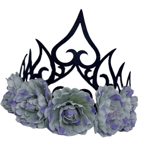 Festival Halloween Kopfbedeckung Rollenspiel Kopfschmuck Schöne Blumen Decarted Stirnbänder für Verkleidungen Event Festival Halloween Kopfbedeckung Rollenspiel Kopfschmuck Schöne Blumen Decarted Stirnbänder für Verkleidungen Event von Gramigg