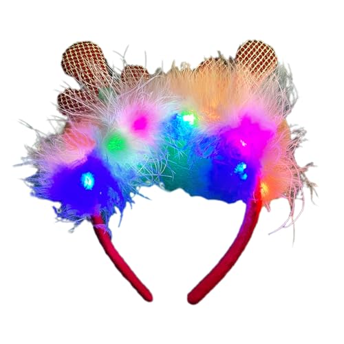 Glitzerndes Haarband für Weihnachten, Party, Kinder, festliches Haarband, Familientreffen, Feiern, Verkleidungs-Kopfbedeckung Glitzerndes Haarband für Weihnachten, Party, Kinder, festliches Haarband, Familientreffen, Feiern, Verkleidungs-Kopfbedeckung von Gramigg