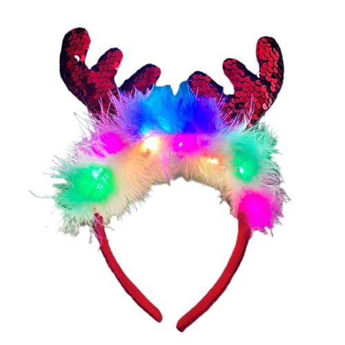 Glitzerndes Haarband für Weihnachten, Party, Kinder, festliches Haarband, Familientreffen, Feiern, Verkleidungs-Kopfbedeckung Glitzerndes Haarband für Weihnachten, Party, Kinder, festliches Haarband, Familientreffen, Feiern, Verkleidungs-Kopfbedeckung von Gramigg