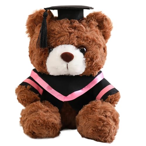 Gramigg 23 cm Doktorandenbär Plüsch Spielzeug Sitzender Bär Zum Feiern Von Studentenhäusern Und Abschlussgeschenk Gramigg 23 cm Doktorandenbär Plüsch Spielzeug Sitzender Bär Zum Feiern Von Studentenhäusern Und Abschlussgeschenk von Gramigg