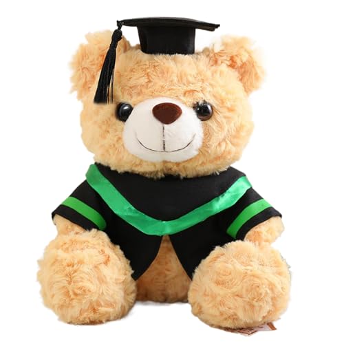 Gramigg 23 cm Doktorandenbär Plüsch Spielzeug Sitzender Bär Zum Feiern Von Studentenhäusern Und Abschlussgeschenk Gramigg 23 cm Doktorandenbär Plüsch Spielzeug Sitzender Bär Zum Feiern Von Studentenhäusern Und Abschlussgeschenk von Gramigg