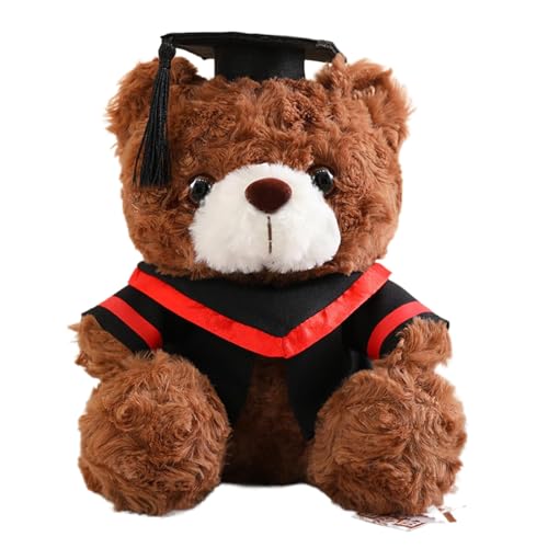 Gramigg 23 cm Doktorandenbär Plüsch Spielzeug Sitzender Bär Zum Feiern Von Studentenhäusern Und Abschlussgeschenk Gramigg 23 cm Doktorandenbär Plüsch Spielzeug Sitzender Bär Zum Feiern Von Studentenhäusern Und Abschlussgeschenk von Gramigg