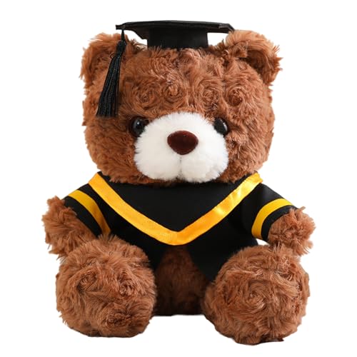 Gramigg 23 cm Doktorandenbär Plüsch Spielzeug Sitzender Bär Zum Feiern Von Studentenhäusern Und Abschlussgeschenk Gramigg 23 cm Doktorandenbär Plüsch Spielzeug Sitzender Bär Zum Feiern Von Studentenhäusern Und Abschlussgeschenk von Gramigg