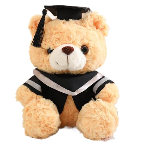 Gramigg 23 cm Doktorandenbär Plüsch Spielzeug Sitzender Bär Zum Feiern Von Studentenhäusern Und Abschlussgeschenk Gramigg 23 cm Doktorandenbär Plüsch Spielzeug Sitzender Bär Zum Feiern Von Studentenhäusern Und Abschlussgeschenk von Gramigg