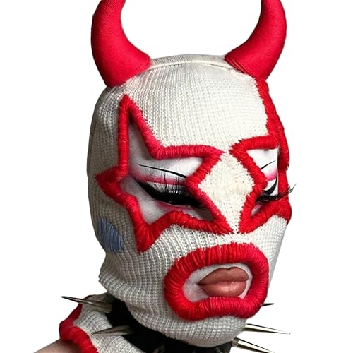 Gramigg Beängstigender Clownhut Mit Horn Halloween Party Holiday Jungen Männer Strick Hüte Weird Halloween Party Rollenspiel Vorräte Gramigg Beängstigender Clownhut Mit Horn Halloween Party Holiday Jungen Männer Strick Hüte Weird Halloween Party Rollenspiel Vorräte von Gramigg