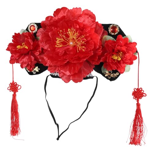 Gramigg Chinesische Prinzessinnen-Haarbänder, traditionelles Stirnband, Prinzessinnen-Kopfschmuck, Kostüm, chinesische Prinzessin, Qitou mit Blume Gramigg Chinesische Prinzessinnen-Haarbänder, traditionelles Stirnband, Prinzessinnen-Kopfschmuck, Kostüm, chinesische Prinzessin, Qitou mit Blume von Gramigg