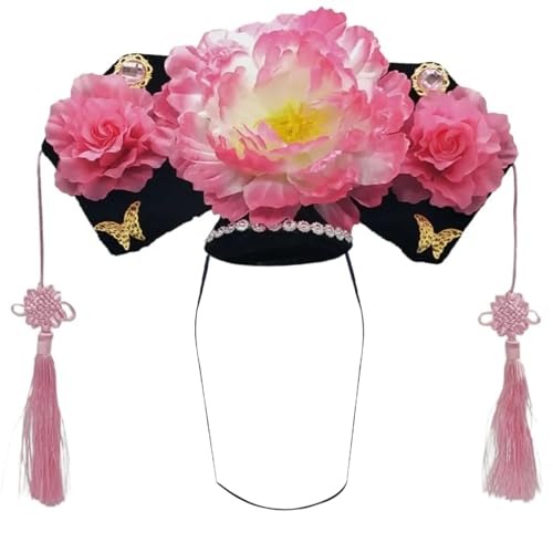 Gramigg Chinesische Prinzessinnen-Haarbänder, traditionelles Stirnband, Prinzessinnen-Kopfschmuck, Kostüm, chinesische Prinzessin, Qitou mit Blume Gramigg Chinesische Prinzessinnen-Haarbänder, traditionelles Stirnband, Prinzessinnen-Kopfschmuck, Kostüm, chinesische Prinzessin, Qitou mit Blume von Gramigg