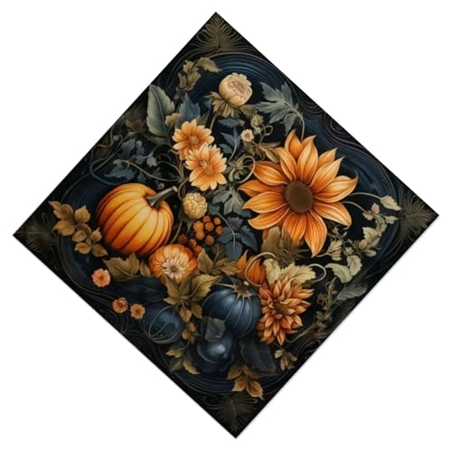 Gramigg Divinationen Tischdecke Blumenkürbis Astrologie Tarotkarte Tischdecke Altars Stoff Göttlichkeit Brettspiel Accessoire von Gramigg