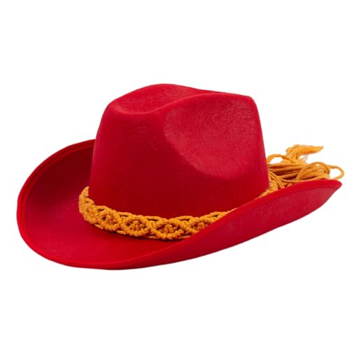 Gramigg Einfarbige Cowboyhüte, verschleißfest, für Bälle, Bankette, Partys, ethnische Cowboyhüte für Erwachsene, Teenager, zum Fotografieren Gramigg Einfarbige Cowboyhüte, verschleißfest, für Bälle, Bankette, Partys, ethnische Cowboyhüte für Erwachsene, Teenager, zum Fotografieren von Gramigg