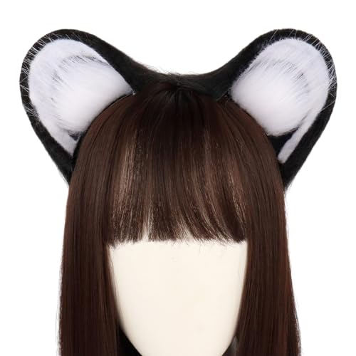 Gramigg Haarband mit künstlichen Tierohren, Rollenspiel-Kostüm, Haarreif, Party, Kopfschmuck, Maskeraden, Kopfbedeckung, Animes, Rollenspiel-Haarband Gramigg Haarband mit künstlichen Tierohren, Rollenspiel-Kostüm, Haarreif, Party, Kopfschmuck, Maskeraden, Kopfbedeckung, Animes, Rollenspiel-Haarband von Gramigg