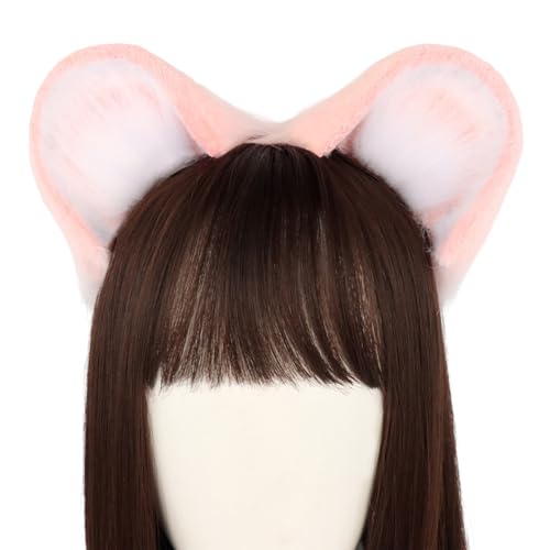 Gramigg Haarband mit künstlichen Tierohren, Rollenspiel-Kostüm, Haarreif, Party, Kopfschmuck, Maskeraden, Kopfbedeckung, Animes, Rollenspiel-Haarband Gramigg Haarband mit künstlichen Tierohren, Rollenspiel-Kostüm, Haarreif, Party, Kopfschmuck, Maskeraden, Kopfbedeckung, Animes, Rollenspiel-Haarband von Gramigg