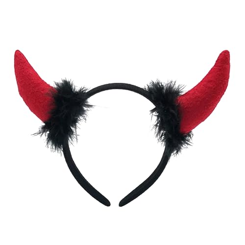 Gramigg Halloween Hörner Stirnband Teufel Horn Stirnband Teufelshörner Haarband Cosplay Kostüm Foto Requisiten Kinder Erwachsene Gramigg Halloween Hörner Stirnband Teufel Horn Stirnband Teufelshörner Haarband Cosplay Kostüm Foto Requisiten Kinder Erwachsene von Gramigg