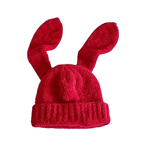 Gramigg Lustiger Plüschhut für den Winter, warm, langer Totenkopf, Cosplay, Party, Hut für Teenager, Erwachsene, Sport-Kopfbedeckung von Gramigg