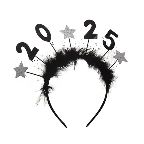 Gramigg Neujahr 2025 Kopfbedeckung Stirnband Foto Requisiten Party Cosplay Kostüme Tanzparty Gefiedertes Stirnband Weihnachten Gramigg Neujahr 2025 Kopfbedeckung Stirnband Foto Requisiten Party Cosplay Kostüme Tanzparty Gefiedertes Stirnband Weihnachten von Gramigg