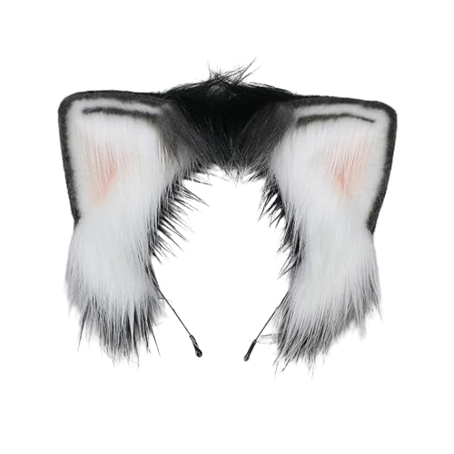 Gramigg Realistisches Ohr-Stirnband, Animations-Stirnband, Maskerade-Kostüm, Kopfschmuck, weiblich, Cosplay, Verkleidung, Kopfbedeckung, Zubehör Gramigg Realistisches Ohr-Stirnband, Animations-Stirnband, Maskerade-Kostüm, Kopfschmuck, weiblich, Cosplay, Verkleidung, Kopfbedeckung, Zubehör von Gramigg