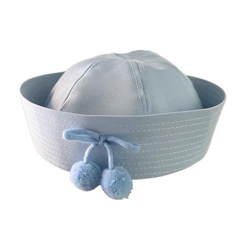 Gramigg Strass Kapitän Hüte Mädchen Matrosen Kostüm für Maskerade Party Zubehör Hellblau Schleife Hut Dress Up Matrosen Kostüm Zubehör für Damen Gramigg Strass Kapitän Hüte Mädchen Matrosen Kostüm für Maskerade Party Zubehör Hellblau Schleife Hut Dress Up Matrosen Kostüm Zubehör für Damen von Gramigg