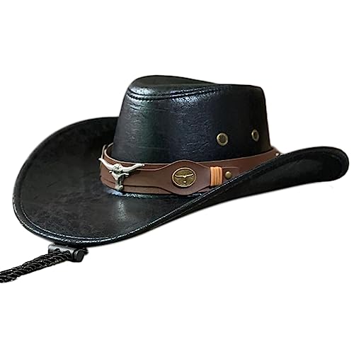 New Year Supplies Western-Cowboy-Jazz-Hut, Mehrzweck-Kopf-Ornament, Haushalt, Erwachsene, männlich, weiblich, Cowgirl-Hut für Frauen, Partyverkleidungen New Year Supplies Western-Cowboy-Jazz-Hut, Mehrzweck-Kopf-Ornament, Haushalt, Erwachsene, männlich, weiblich, Cowgirl-Hut für Frauen, Partyverkleidungen von Gramigg
