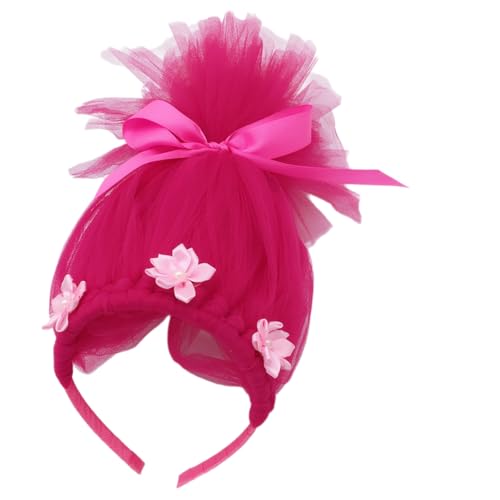 Schöne Tüll-Stirnbänder mit Schleife, Blume, Kinder-Kopfschmuck für Rollenspiele, für Geburtstagsparty, Themenanlass, Kopfbedeckung Schöne Tüll-Stirnbänder mit Schleife, Blume, Kinder-Kopfschmuck für Rollenspiele, für Geburtstagsparty, Themenanlass, Kopfbedeckung von Gramigg