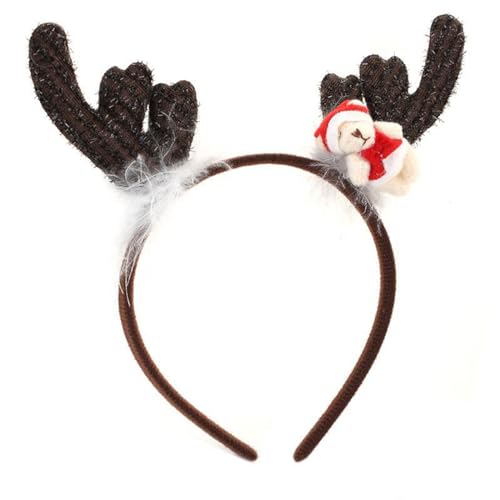 Weihnachtsfeier-Zubehör, dekoratives Geweih-Stirnband, saisonaler Urlaub, Haarband, Familientreffen, Feiern, Verkleiden Weihnachtsfeier-Zubehör, dekoratives Geweih-Stirnband, saisonaler Urlaub, Haarband, Familientreffen, Feiern, Verkleiden von Gramigg